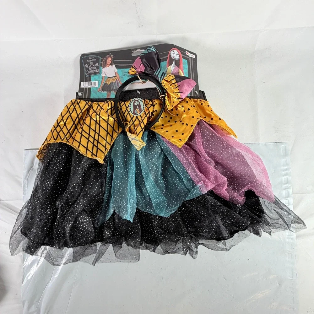 Disguise Nightmare Before Christmas Sally Tutu Skirt Headband Set Costume